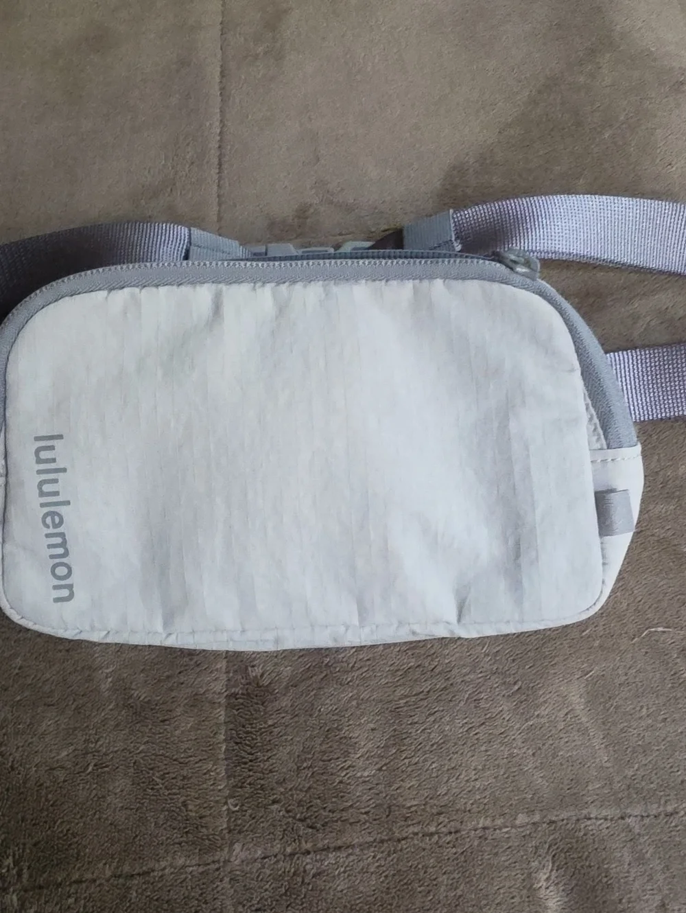 lululemon Light Gray Waist Pouch